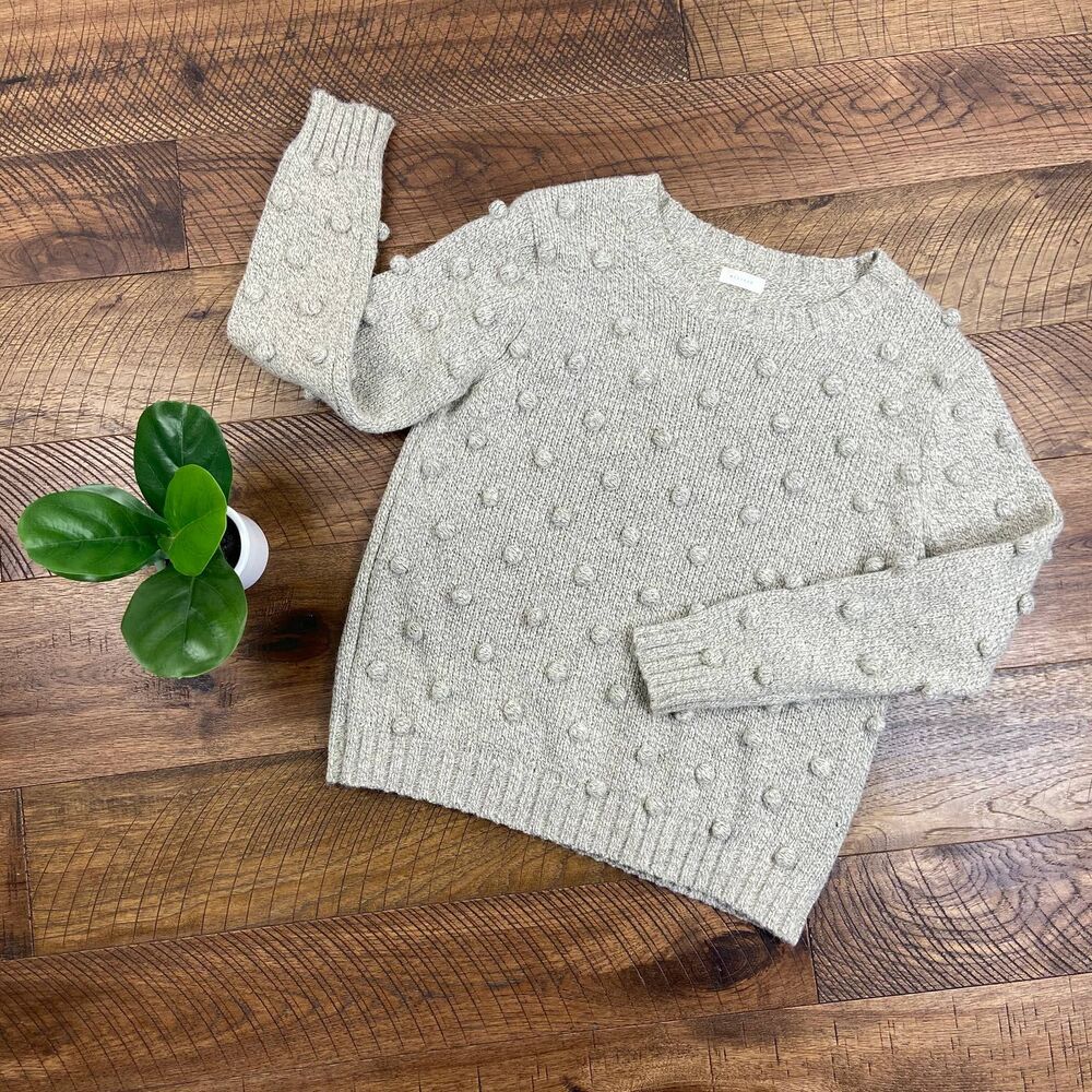 ALL:ROW M Bobble Heathered sweater gray